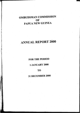 Annual Report 2000