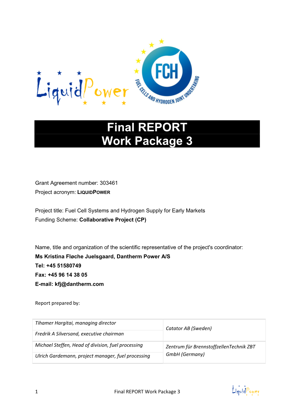 Final REPORT Work Package 3