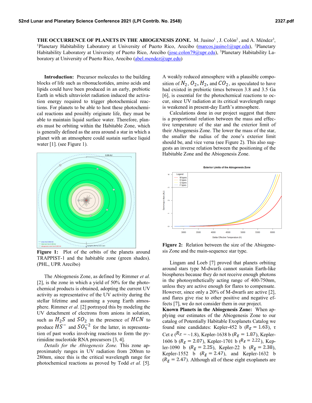 The Occurrence of Planets in the Abiogenesis Zone