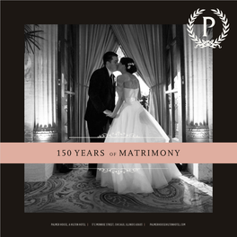 150Th Anniversary Wedding Package