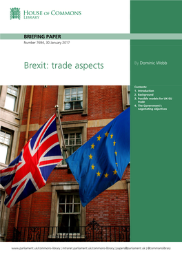 Brexit: Trade Aspects