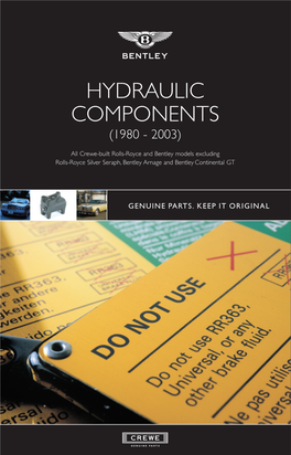 Hydraulics Cover