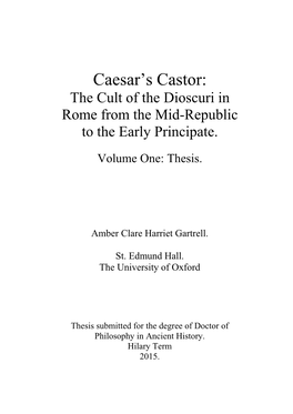 Caesar's Castor