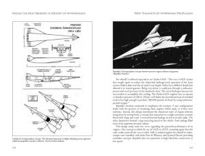 Facing the Heat Barrier: a History of Hypersonics First Thoughts of Hypersonic Propulsion