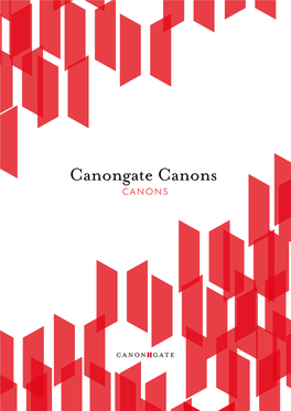 Canons CANONS the Penelopiad MARGARET ATWOOD