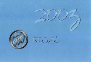 2003 Buick Regal Owner Manual