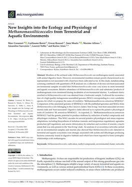New Insights Into the Ecology and Physiology of Methanomassiliicoccales from Terrestrial Andaquatic Environments