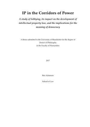 Ben Adamson 7242107 Phd Thesis Final Submission Sep 2017
