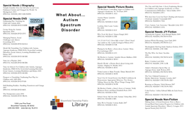 What About… Autism Spectrum Disorder