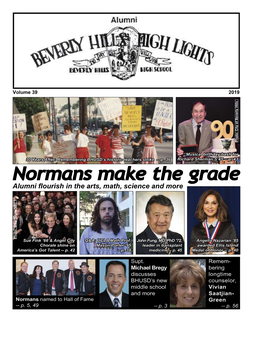 Normans Make the Grade Alumni ﬂ Ourish in the Arts, Math, Science and More