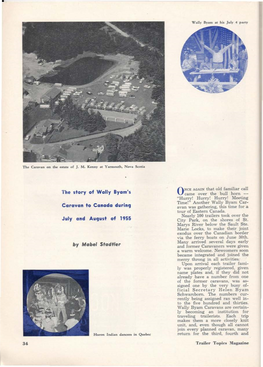 Y..., N .S&lt;O&lt;Io the Story of Wally Byam'$ Caravan to Canada During July and August of 11155 by Mabel Stadtler