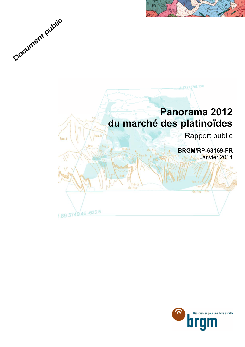 Panorama 2012 Du Marché Des Platinoïdes Rapport Public