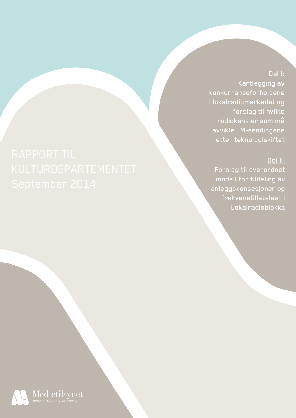 Rapport Til Kulturdepartementet