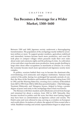 Tea Becomes a Beverage for a Wider Market, 1300–1600