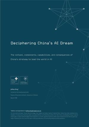 Deciphering China's AI Dream