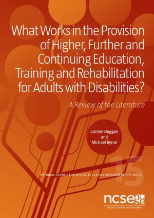 What Works in the Provision of Higher, Further and Continuing Education, Training and Rehabilitation for Adults with Disabilities? a Review of the Literature