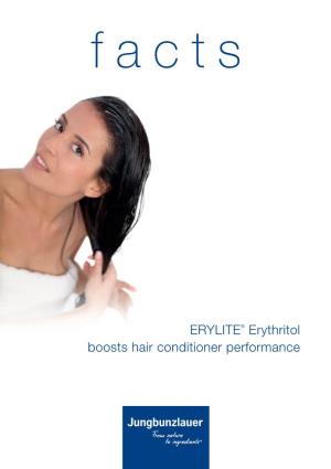 Article: ERYLITE® Erythritol – Boosts Hair Conditioner Performance
