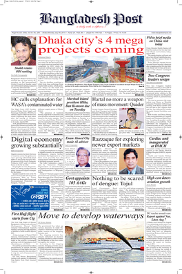 Dhaka City's 4 Mega Projects Coming