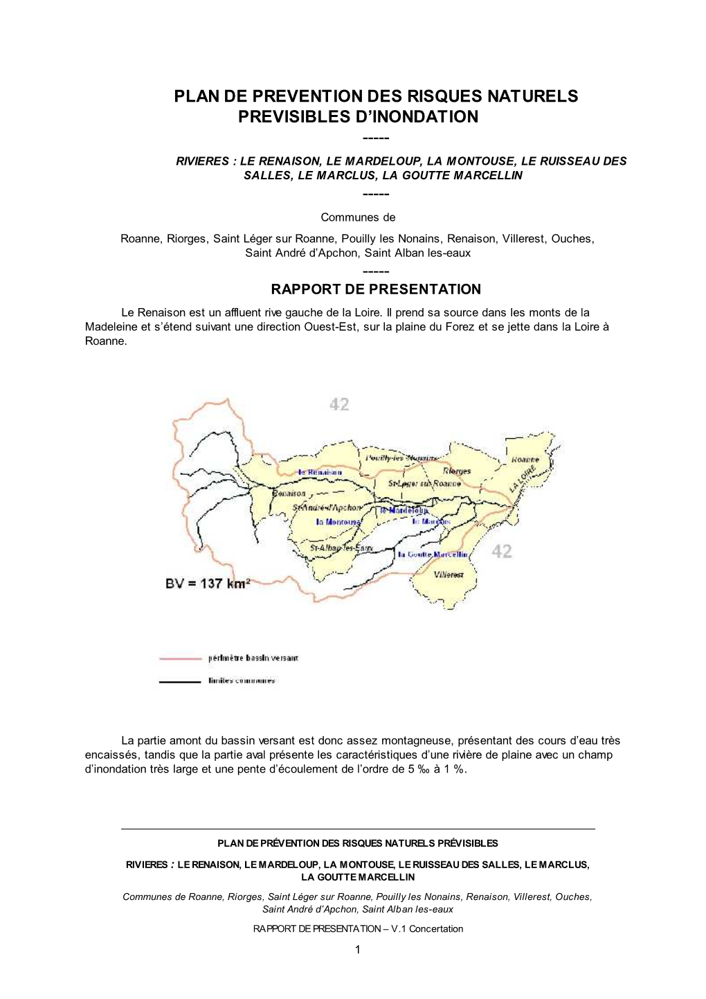 Rapport De Presentation Du Renaison