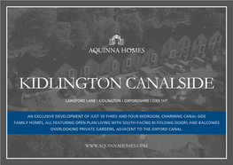 Kidlington Canalside