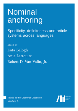 Nominal Anchoring