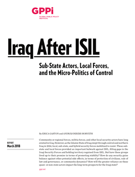 Iraq After ISIL: Sub-State Actors, Local Forces, and the Micro-Politics of Control 5 Executive Summary
