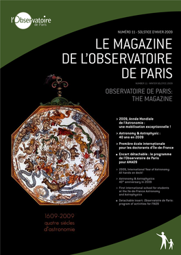 Le Magazine De L'observatoire De Paris