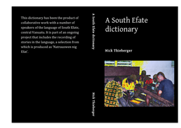 A South Efate Dictionary