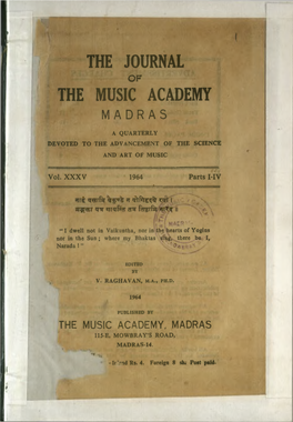 The Journal the Music Academy T