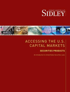 Accessing the U.S. Capital Markets