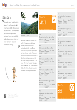 Dandeli Travel Guide - Page 1