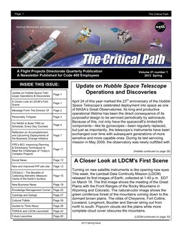 Update on Hubble Space Telescope Operations and Discoveries A