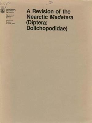 A Revision of the Nearctic Medetera (Díptera: Dolichopodidae)