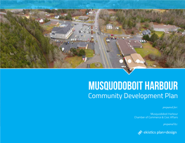 MUSQUODOBOIT HARBOUR Community Development Plan