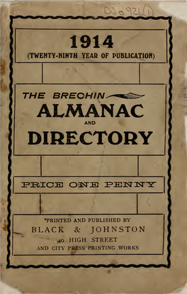 The Brechin Almanac & Directory