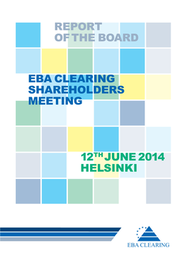 12Thjune 2014 Helsinki Eba Clearing Shareholders