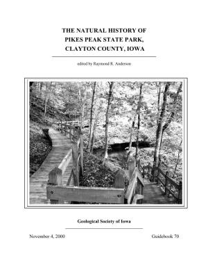 The Natural History of Pikes Peak State Park, Clayton County, Iowa ______