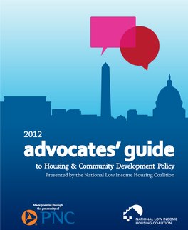2012 Advocates Guide to Housing and Community Development Policy