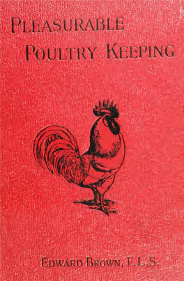 Pleasurable Poultry Keeping