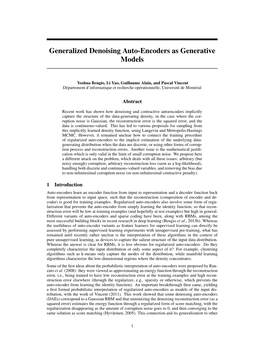 Generalized Denoising Auto-Encoders As Generative Models