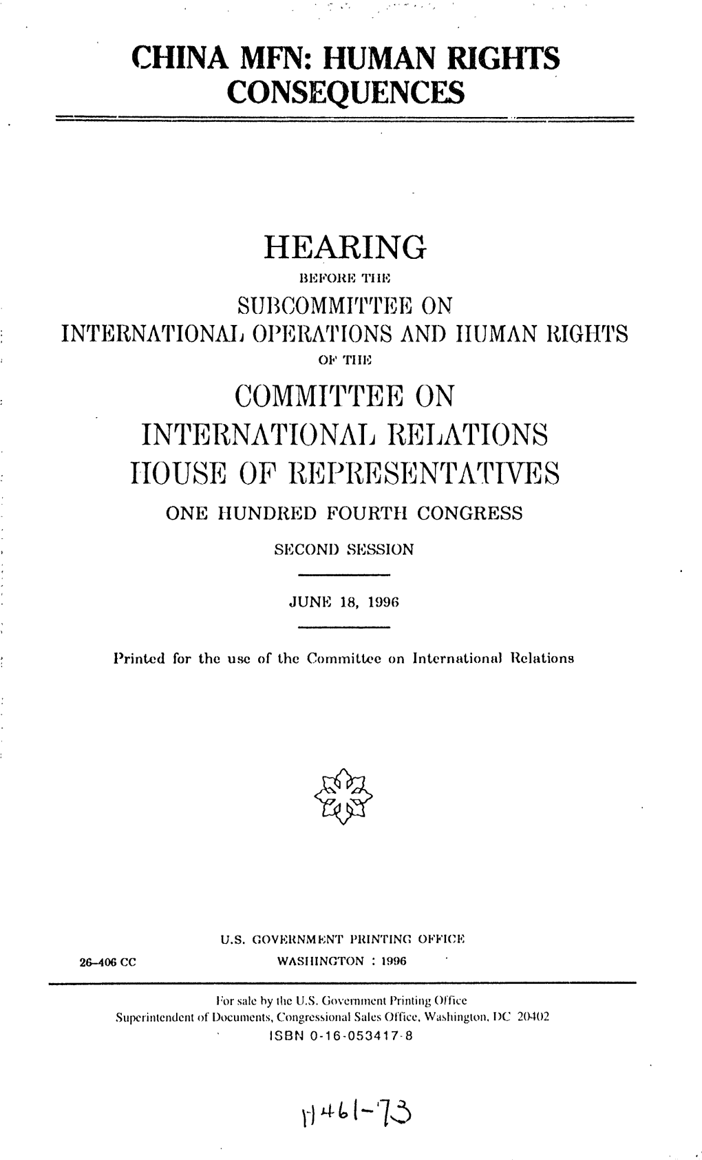 Consequences Hearing