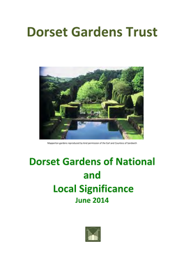 Dorset Gardens Trust