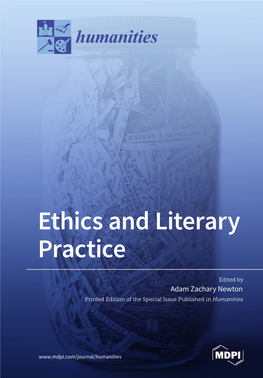 Ethics and Literary Practice • Adam Zachary Newton Zachary • Adam