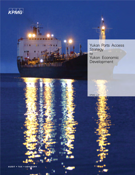 Yukon Ports Access Strategy for Yukon Economic Development