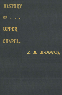 The History of Upper Chapel (Sheffield)