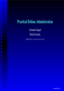 Practical Debian Administration