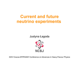 Current and Future Neutrino Experiments