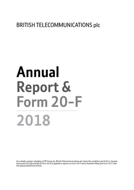 Annual Report & Form 20-F 2018