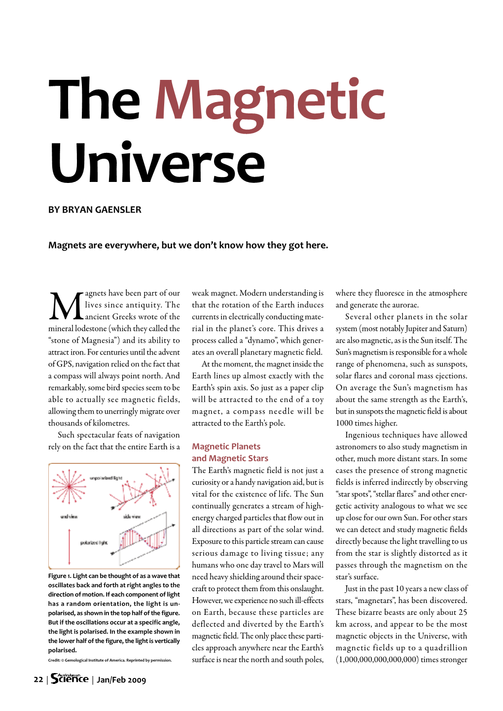 Magnetic Universe by BRYAN GAENSLER