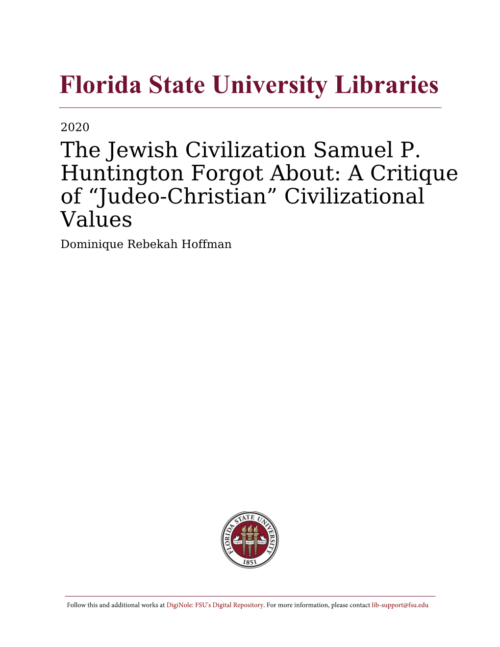 Florida State University Libraries